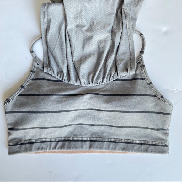 Lululemon No Limits Tank Top Built-In Bra Gray 6 - Picture 9 of 12